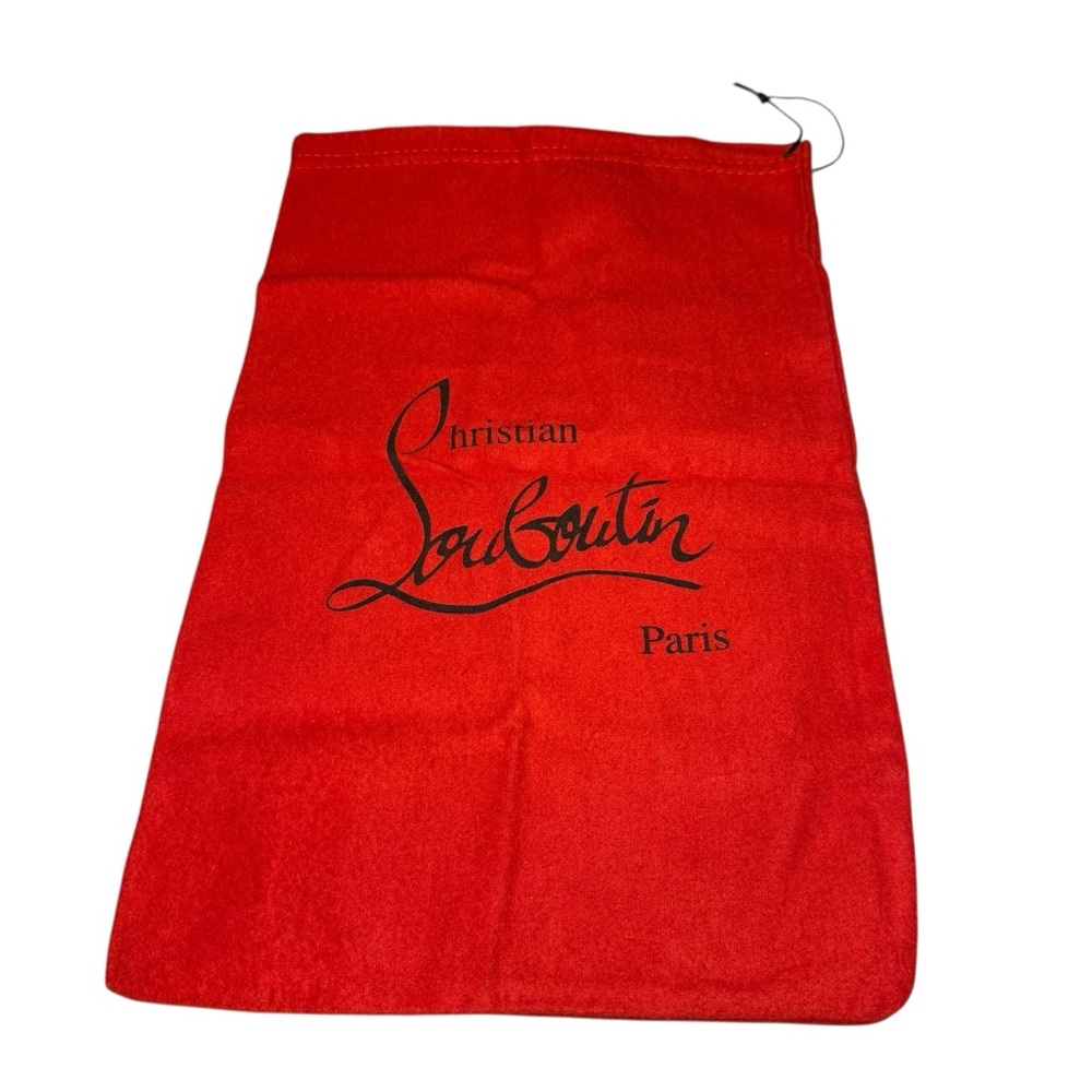 Christian Louboutin Red Logo Drawstring Dust Bag